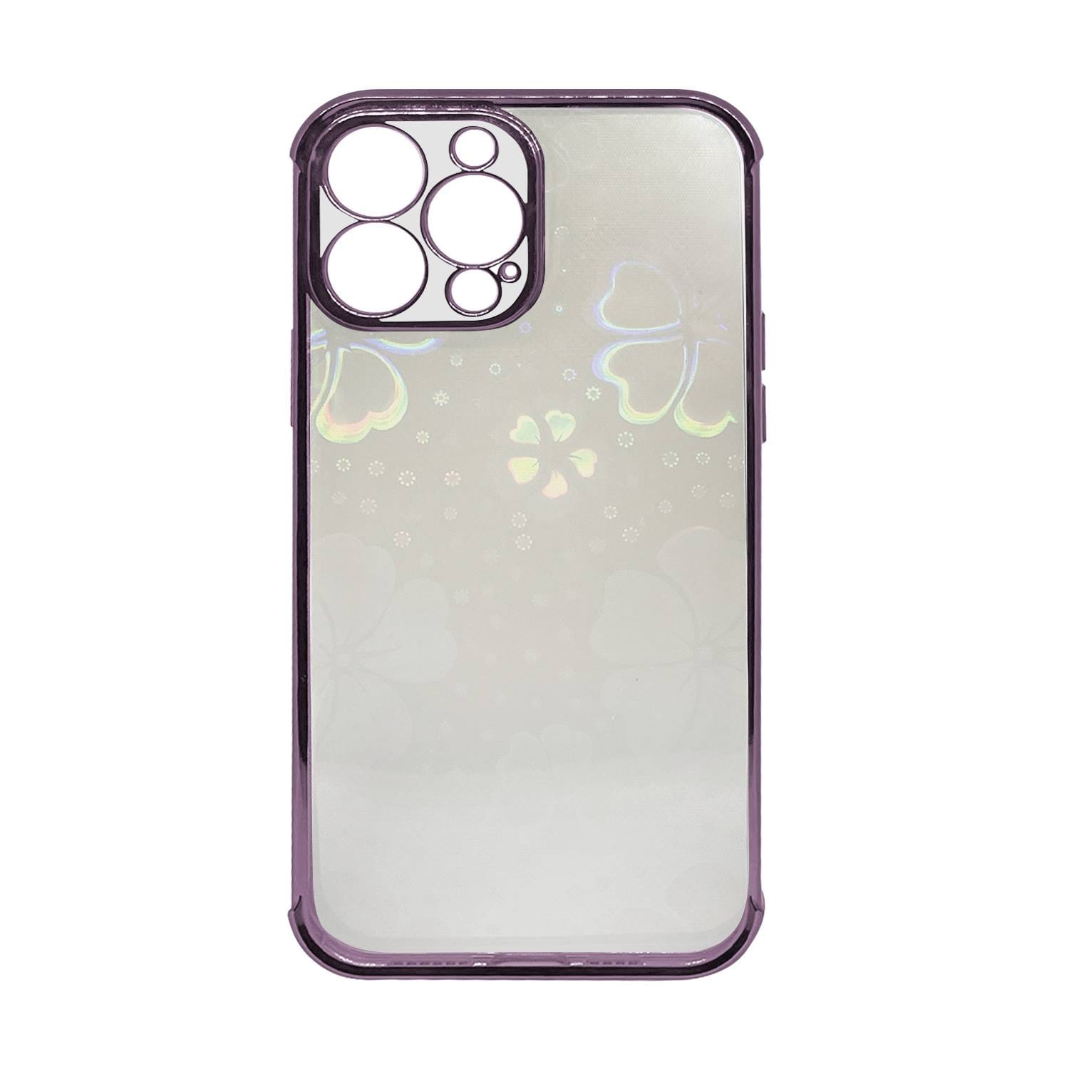 Funda iPhone 13 Pro Max Morado Tornasol